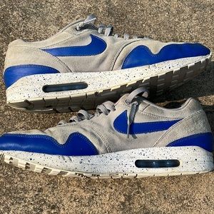 grey and blue Nike Air, previously owned by Duke Athlete (team shoe), size 13